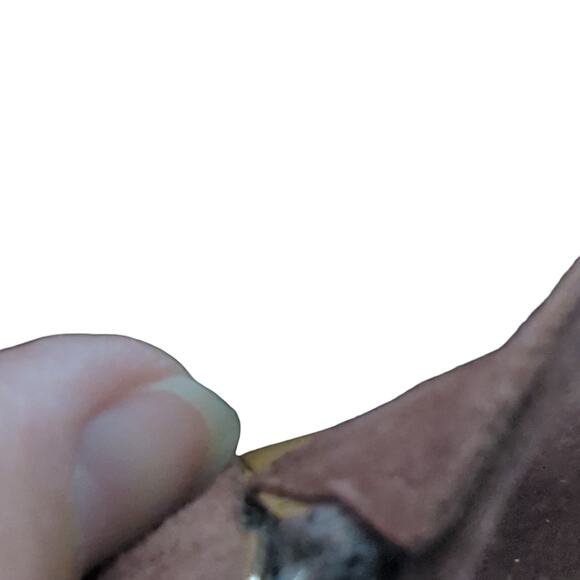 Coach Womens Side Zip Ankle Booties Brown Suede Leather Maya Wedge Mahogany 8B - Picture 9 of 10